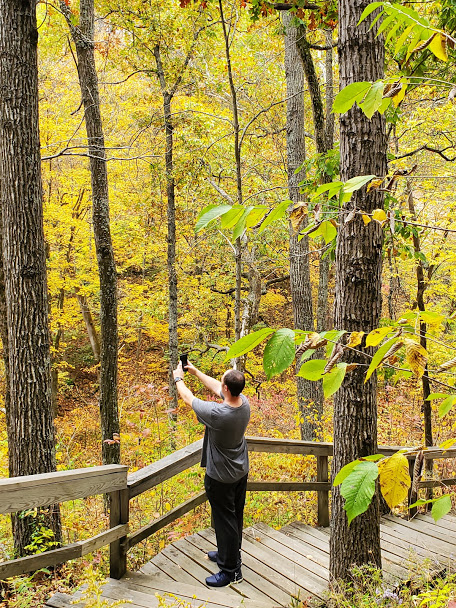 David Capturing the Beauty of Nature at Caesar's Creek State Park