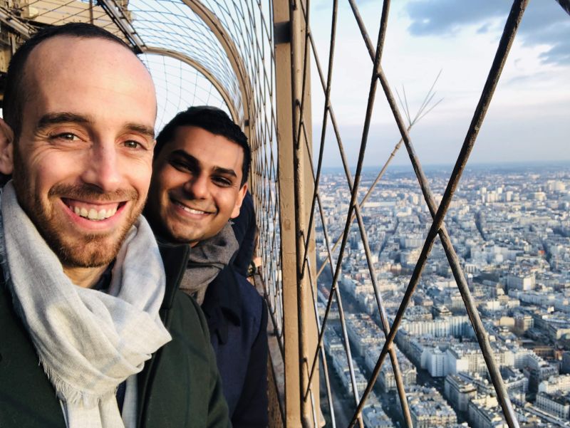 Top of the Eiffel Tower!