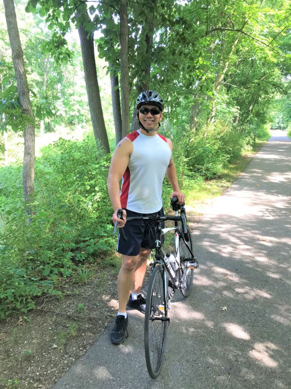 Scott Loves to Bike in the Summer