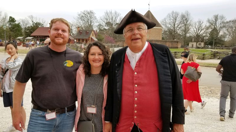 Making New Friends in Colonial Williamsburg
