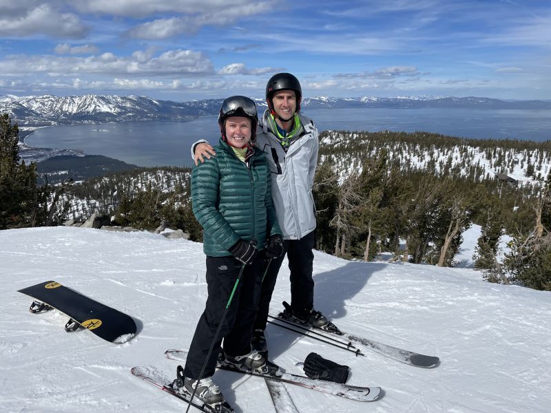 Skiing in Tahoe
