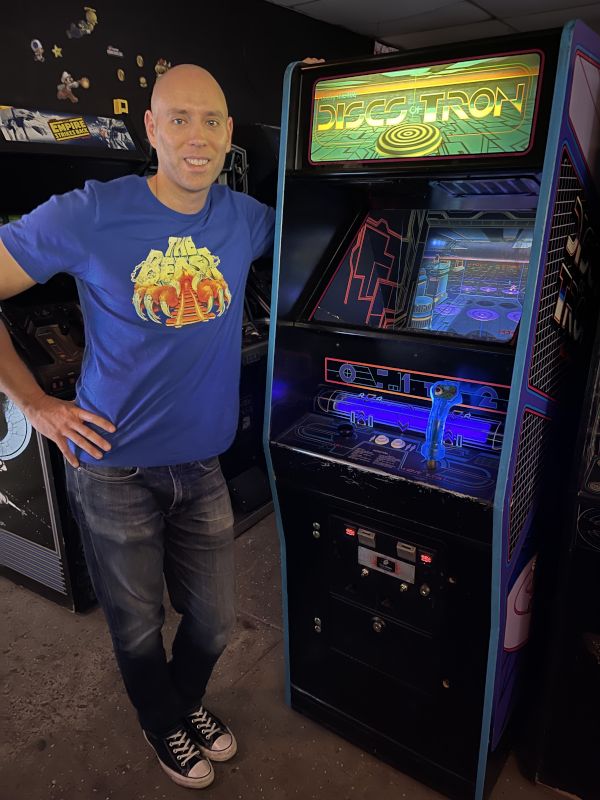 Enjoying Time at an 80's-Style Arcade
