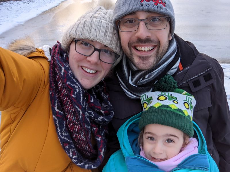 Exploring a Frozen Skating Pond - Magical!
