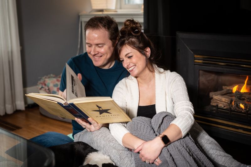 Reading By the Fire Together