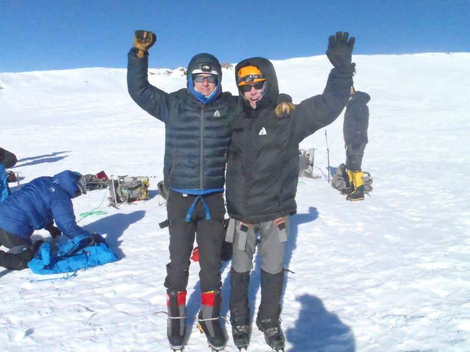 J.J. Climbing Mount Rainier