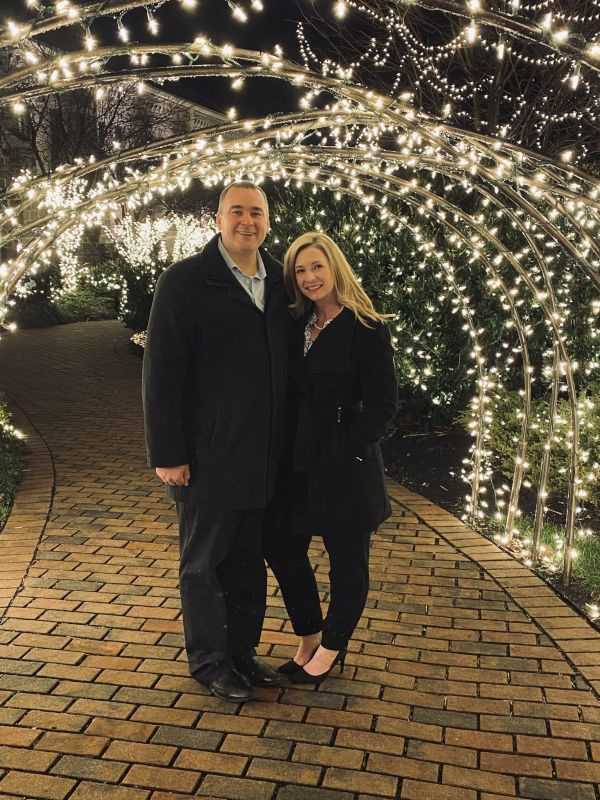 Walking Around Town to View the Christmas Lights