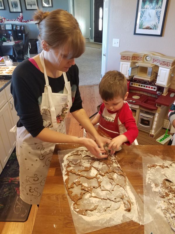 Making Christmas Cookies