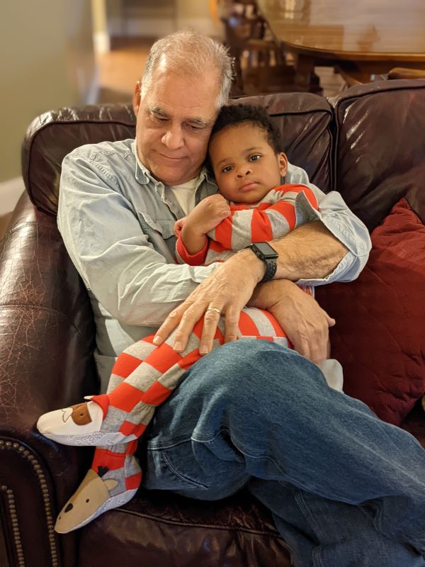 Snuggles With Grandpa