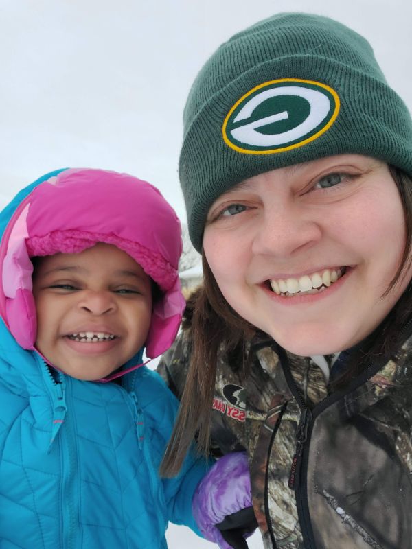 Playing in the Snow Together