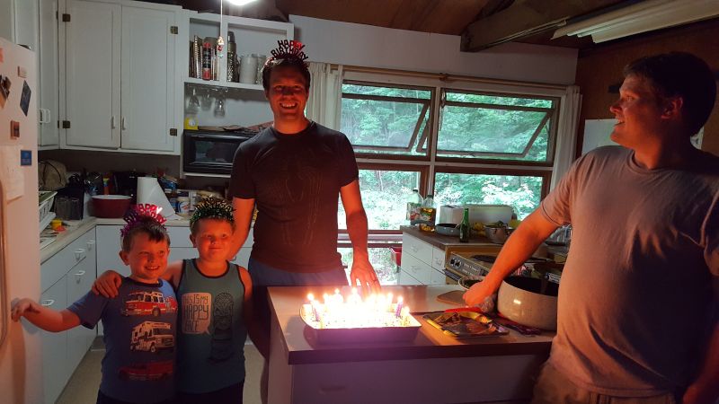 Celebrating Ryan's Birthday at His Best Friend's Cabin